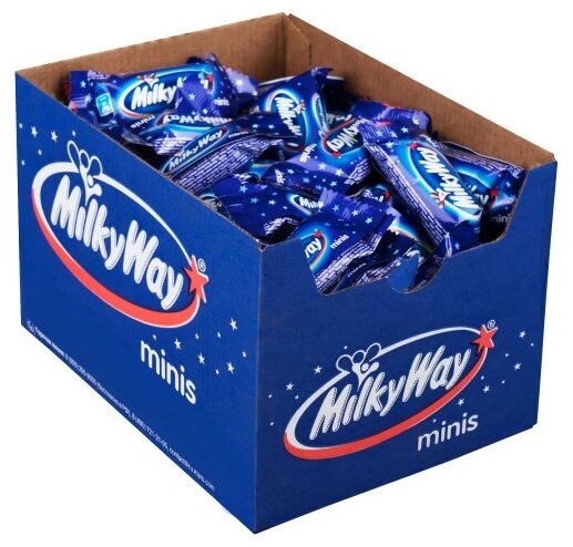 Конфеты Milky Way minis, коробка, 2.5 кг