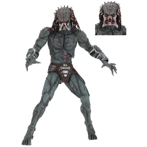Фигурка Хищник 2018 года Predator (сменные головы, оружие, 30 см)