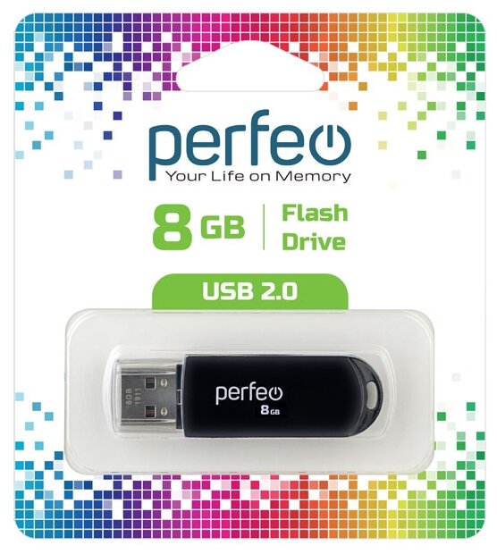 USB флешка Perfeo USB 8GB C03 Black