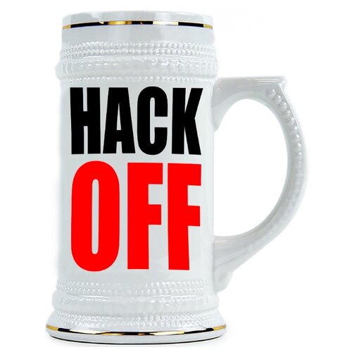 фото Пивная кружка hack off , взломать drabs