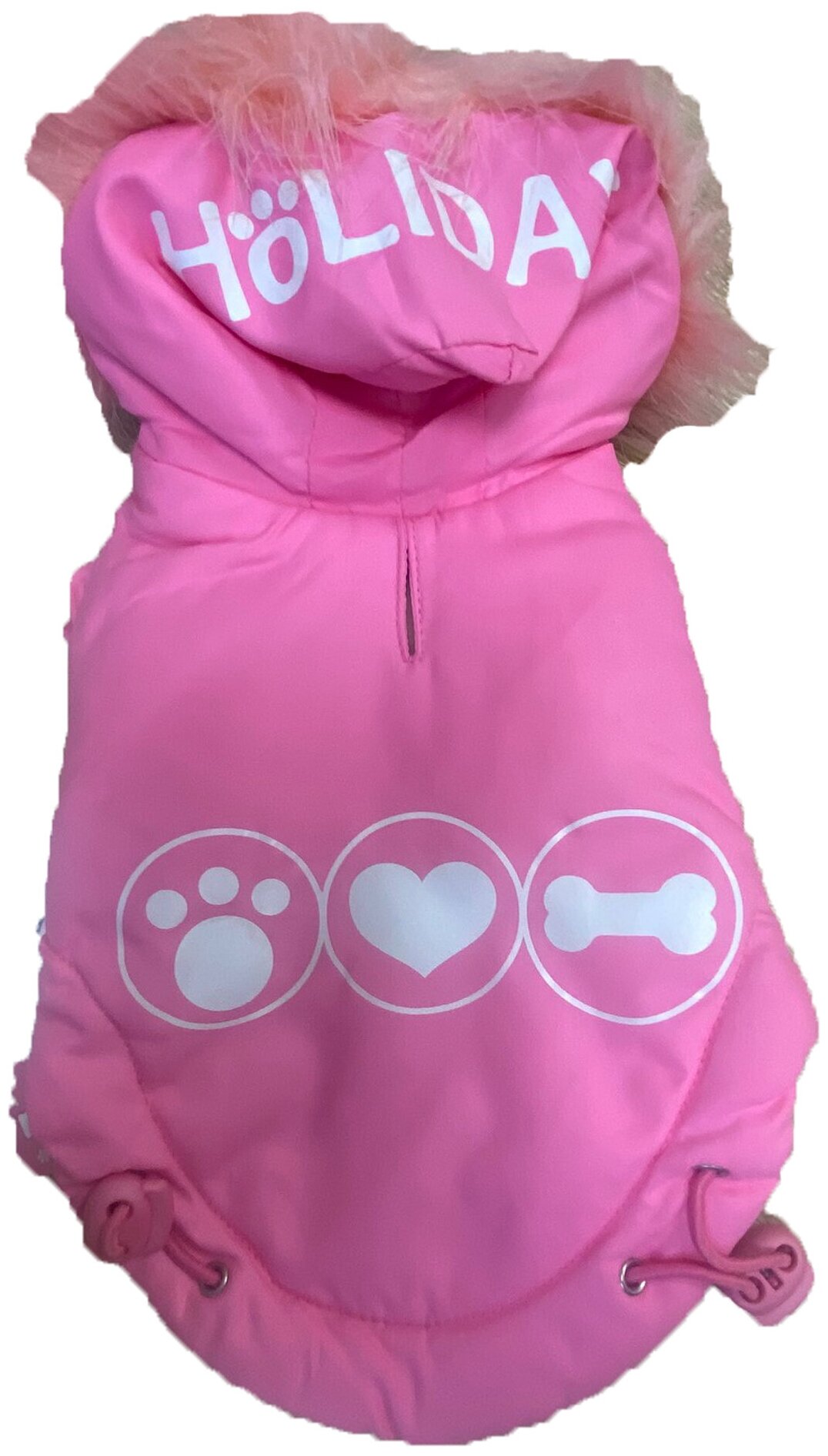 Pinkaholic куртка для собак s розовая рисунки