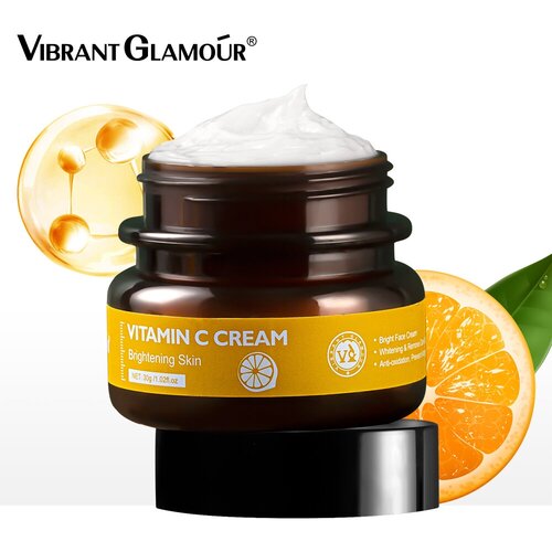 VIBRANT GLAMOUR осветляющий крем с витамином С и отбеливающим эффектом 30 г VIBRANT GLAMOUR Vitamin C Brightening Whitening Cream 30g