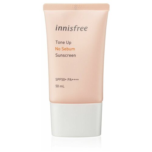 Солнцезащитный крем для жирной кожи INNISFREE Tone Up No Sebum Sunscreen SPF50 PA+++ 50ml