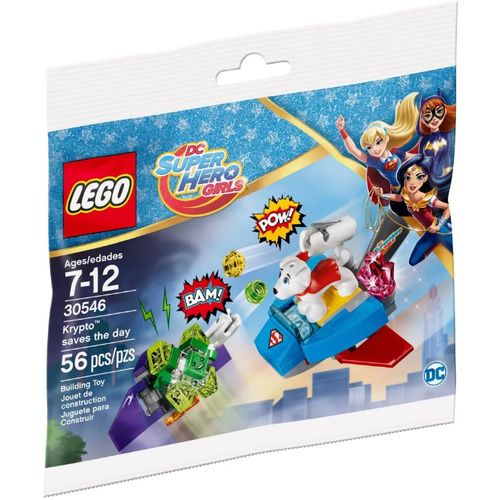 Конструктор Lego DC Super Hero Girls 30546 Суперпёс Крипто спешит на помощь