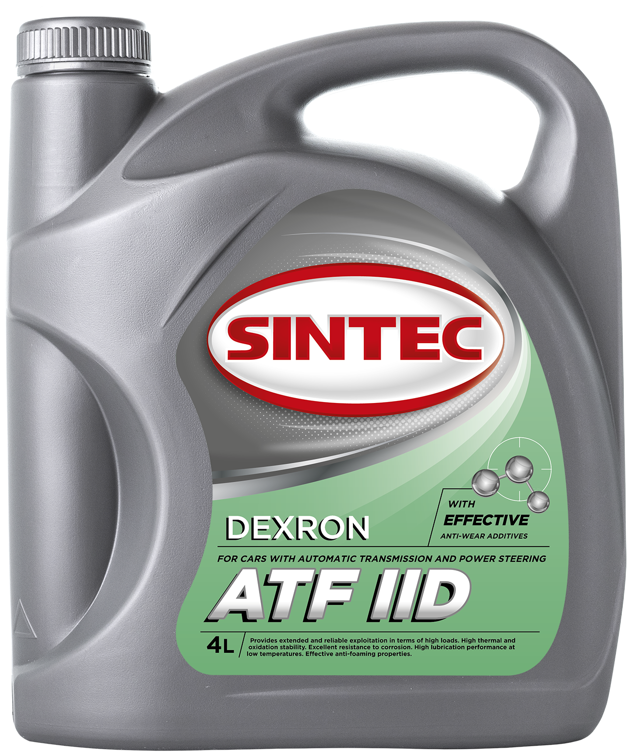 Масло трансмиссионное SINTEC Sintec ATF II Dexron, 4 л