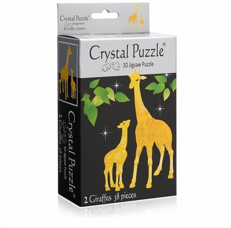 3D головоломка "Два жирафа" (90158) Crystal Puzzle - фото №15