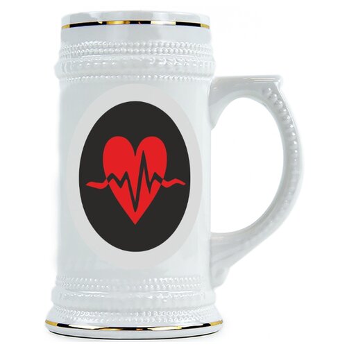 фото Пивная кружка нервное сердце drabs