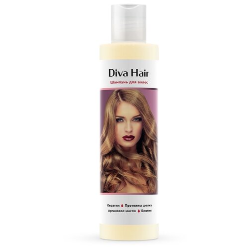 фото Diva hair шампунь с биотином
