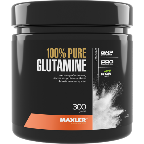 Maxler Glutamine, без вкуса, 300 гр. l glutamine maxler usa 100% golden glutamine 300 г нейтральный