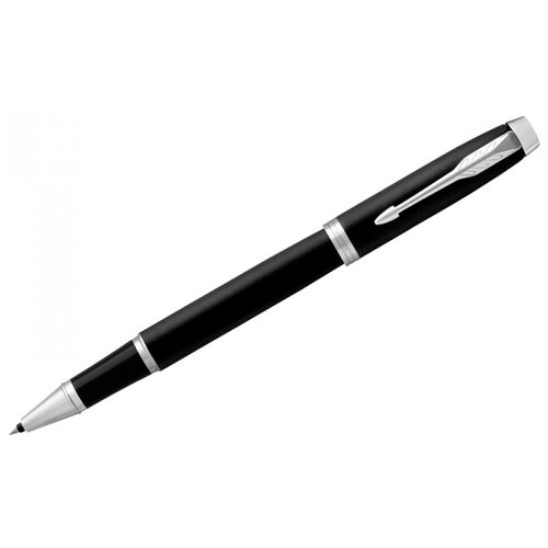 ручка parker s0947310 Ручка-роллер Parker IM Essential Muted Black CT черная, 0,8мм, подарочная упаковка