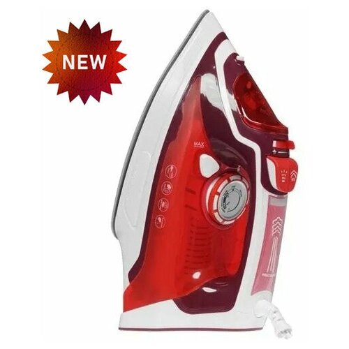 Домашний утюг электрический проводнойс антипригарным покрытиемс функцией вертикальной глажкипаровой утюгбелыйчерный2600Втутюгдля дома 285500₽