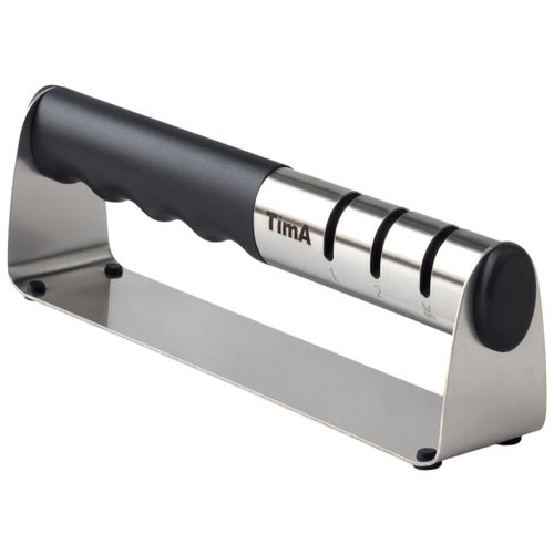 Механическая точилка для ножей TimA Н1139 с алмазным покрытием, черный/серебристый