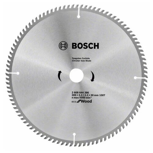 BOSCH пильный диск eco wo 305x30-100t 2 608 644 386