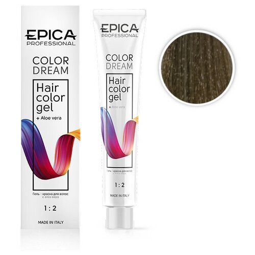 EPICA Professional Color Dream гель-краска для волос, 8.71 светло-русый шоколадно-пепельный