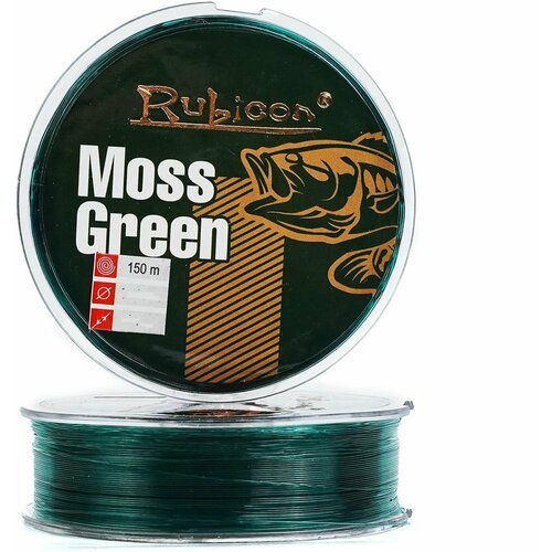 Монофильная леска для рыбалки RUBICON Moss Green 150 м 0,33 мм