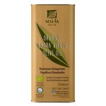 SELLAS Масло оливковое Extra Virgin Organic, жестяная банка - изображение