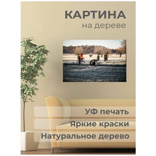 Интерьерная картина на дереве 