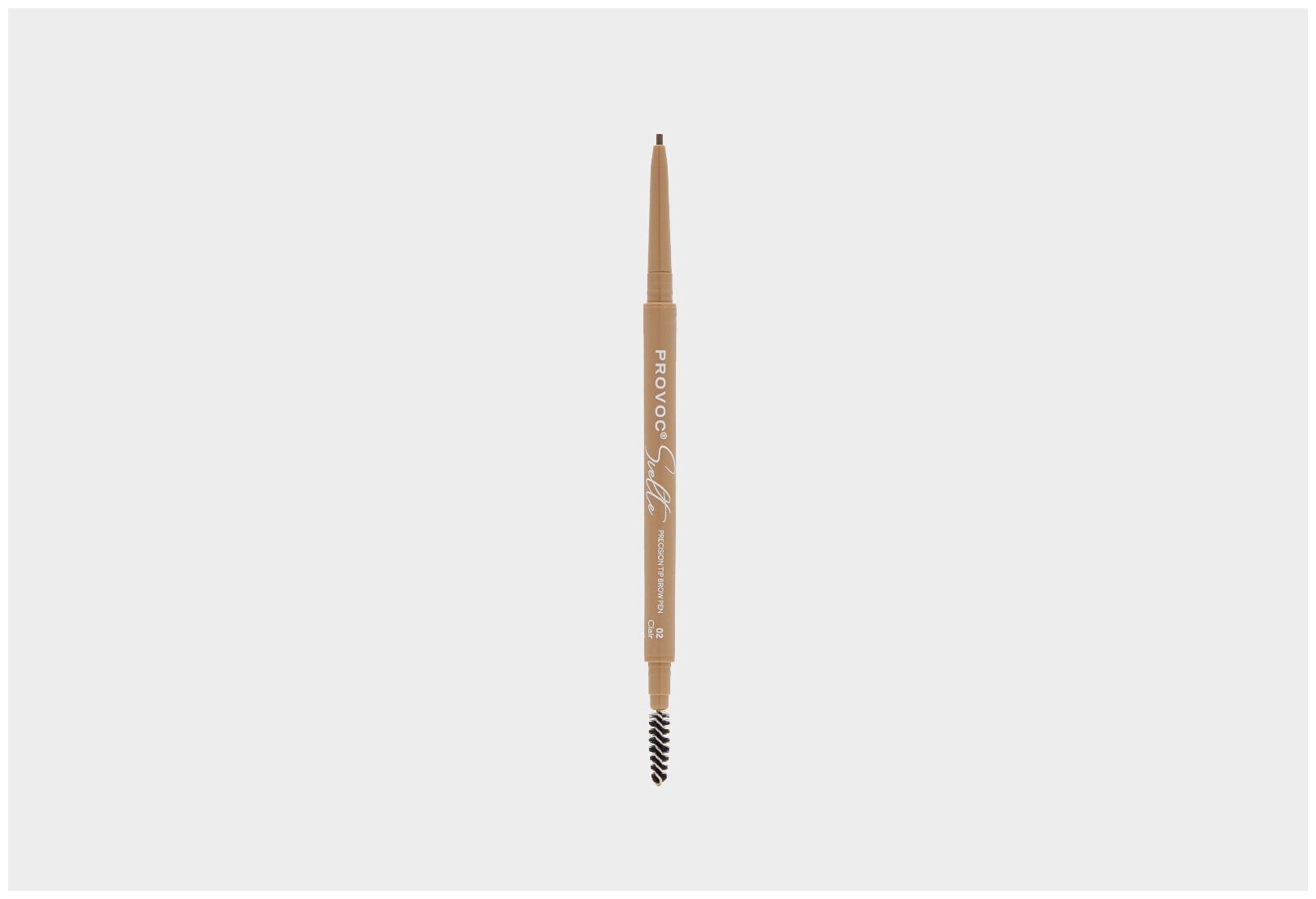 PROVOC SVELTE Precision Tip brow pen 02 Ультратонкий карандаш для бровей, 02