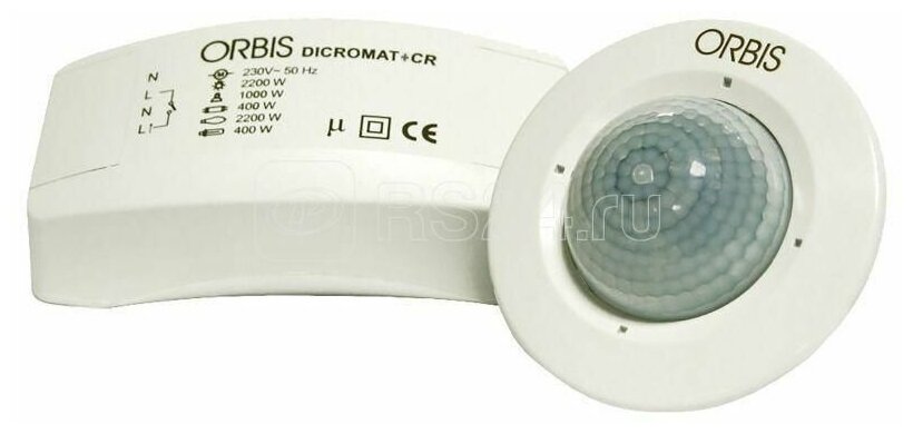 Датчик присутствия DICROMAT + CR 230В Orbis OB134512