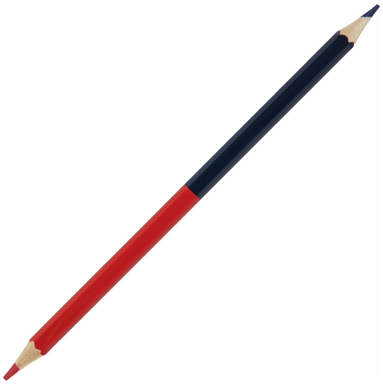KOH-I-NOOR Карандаш двухцветный утолщённый 1 шт. (34230EG006KS) красный/синий - фото №11