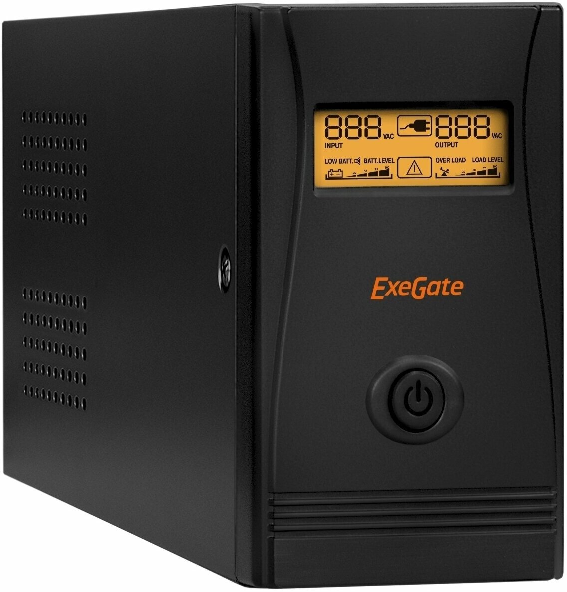 Источник бесперебойного питания Exegate EX292765RUS 600VA/360W, LCD, AVR, 2*Schuko, Black - фото №5