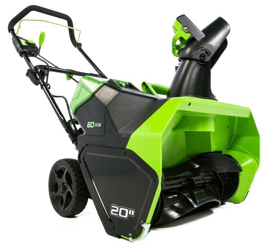 Снегоуборщик аккумуляторный GREENWORKS GD60STK4 60В - фотография № 4