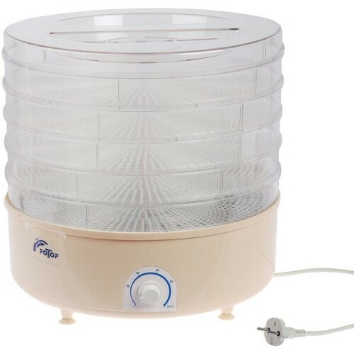Сушилка для овощей и фруктов СШ-002-06 520 Вт 5 ярусов 20 л бежевая 1372000₽