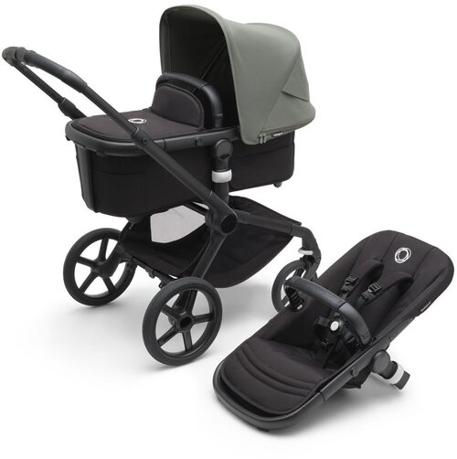 Детская коляска 2 в 1 Bugaboo Fox5 Black/Midnight Black/Forest Green