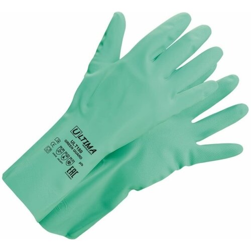 Нитриловые перчатки ULTIMA GREEN GUARD ULT150р.11/XXL ultima нитриловые перчатки ultima green guard ult150р 9 l