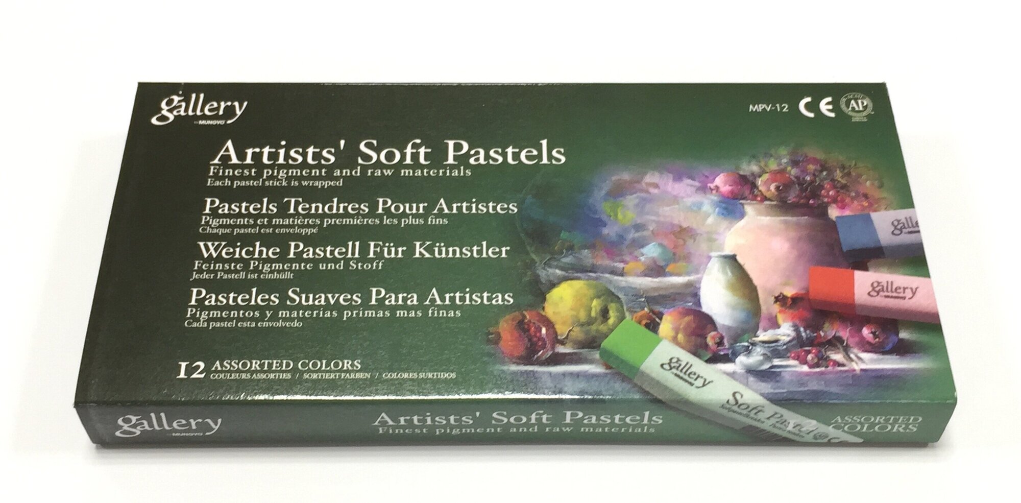 Набор сухой пастели Mungyo Gallery "Soft pastel" 12 цв, мягкая, квадратная, в картонной коробке - фото №15