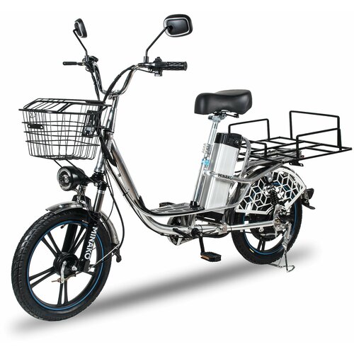 Электровелосипед Minako V.8 Pro 500W (240вт) права не нужны 60V 12A, доставка, охота и рыбалка