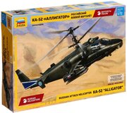 Сборная модель «Российский боевой вертолёт Ка-52 «Аллигатор», 1:72, микс, (7224)