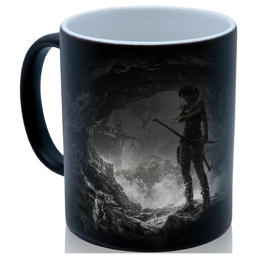 фото Кружка хамелеон tomb rider, необычный подарок drabs