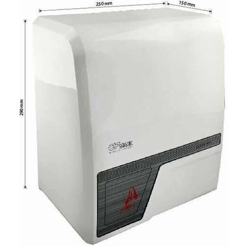 Сушилка для рук пластик АБС белая квадратная 1500W GFmark 6908