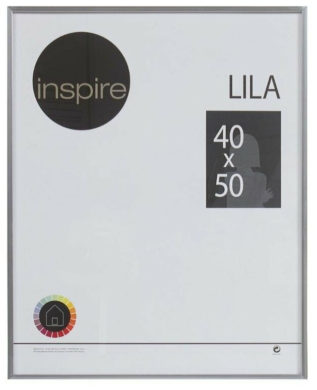 Рамка Inspire Lila 40х50 см цвет серебро