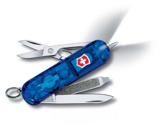 Швейцарский нож-брелок VICTORINOX Signature Lite, длина лезвия 4 см, 7 функций. 0.6226. T2