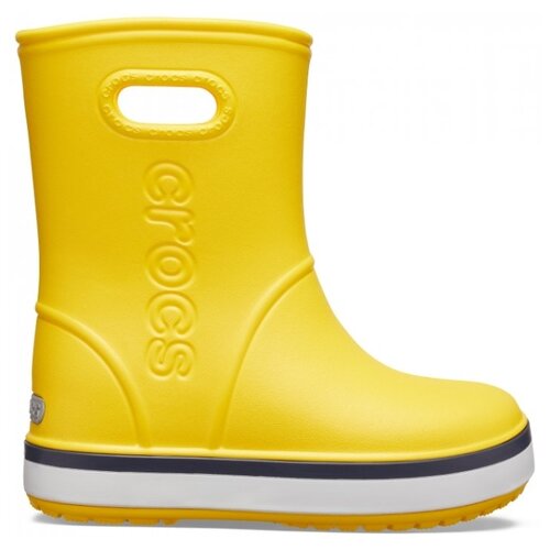 фото Резиновые сапоги crocs crocband размер 29(с12), yellow/navy