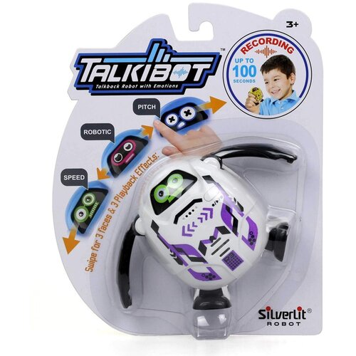 Робот Silverlit Talkibot, белый робот silverlit talkibot белый