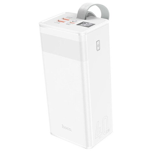 Внешний аккумулятор Hoco Power Bank J86 Powermaster 40000mAh White 6931474759221 портативный аккумулятор hoco j86 powermaster 40000 mah черный упаковка коробка