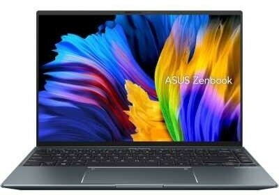 ASUS Zenbook UX5401ZA-KN195 [90NB0WM1-M00A70] Touch 14"(2880x1800 OLED 16:10)/Touch/Intel Core i7 12700H(2.3Ghz)/16384Mb/512PCISSDGb/Pine Grey/DOS + NumberPad; а