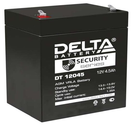 Аккумуляторная батарея DELTA Battery DT 12045 12В 4.5 А·ч