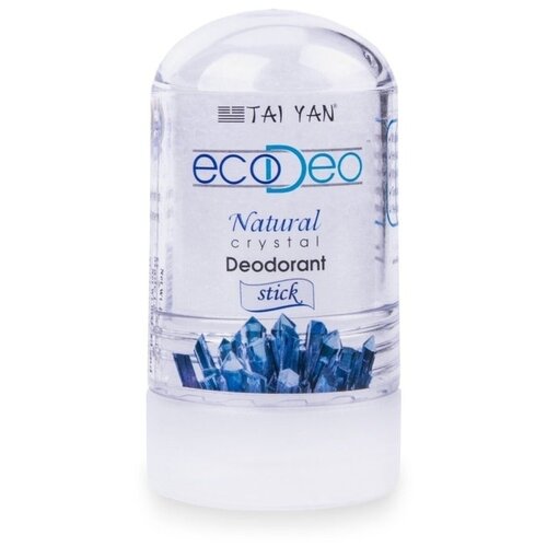 TAIYAN Дезодорант-кристалл EcoDeo стик без добавок 60 г (TY-0903) дезодорант кристалл ecodeo стик с лакучей tm taiyan мужской 60 гр