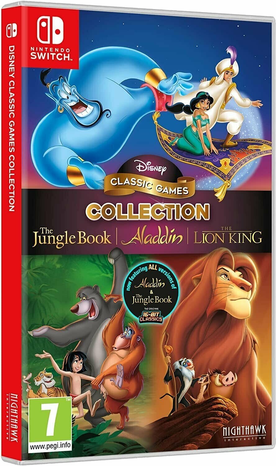 Игра Aladdin & The Lion King & The Jungle Book Nintendo Switch (Аладдин/Король Лев/Книга джунглей)