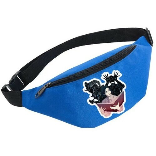 фото Сумка поясная noname, голубой
