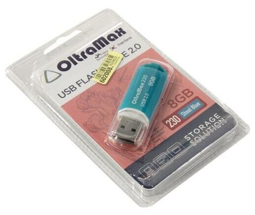 Флешка Oltramax OM-8GB-230-св.синий 8 Гб Abyss Blue