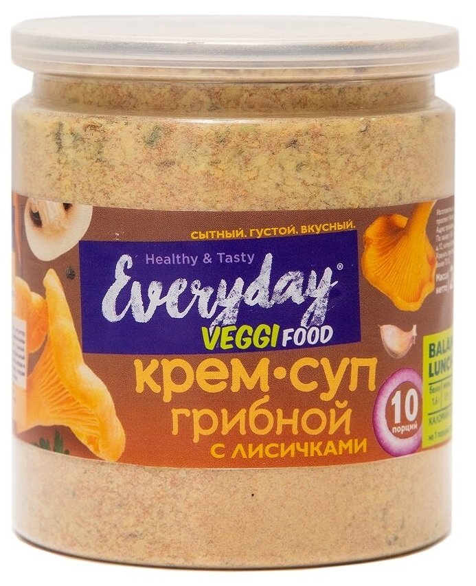 Крем-суп Everyday грибной, пэт/бан 240 гр.