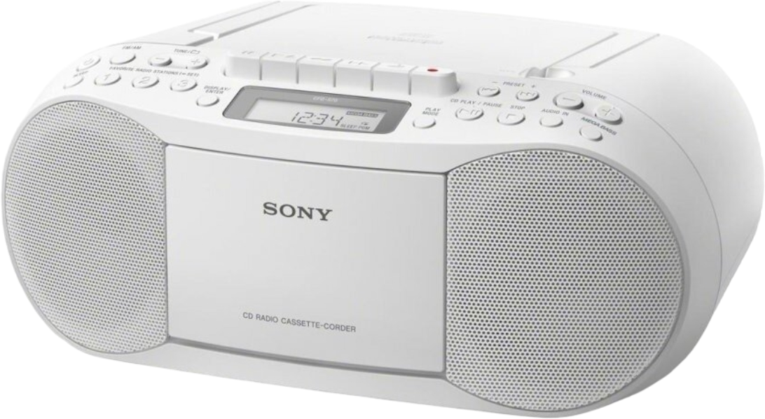 Проигрыватель Sony CFD-S70 белый