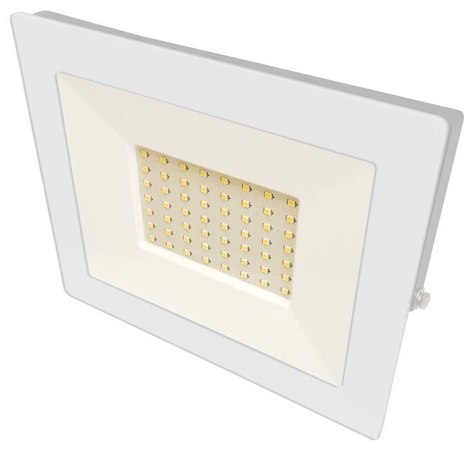 Ultraflash LFL-5001 C01 белый (LED SMD прожектор, 50 Вт, 230В, 6500К)