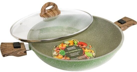 Сотейник с крышкой Panairo "OliverStone MAX" WOK 28 см