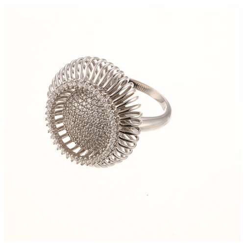 фото Кольцо из серебра 925 пробы с кубическим цирконием dm0067-1r_ko_wg element47